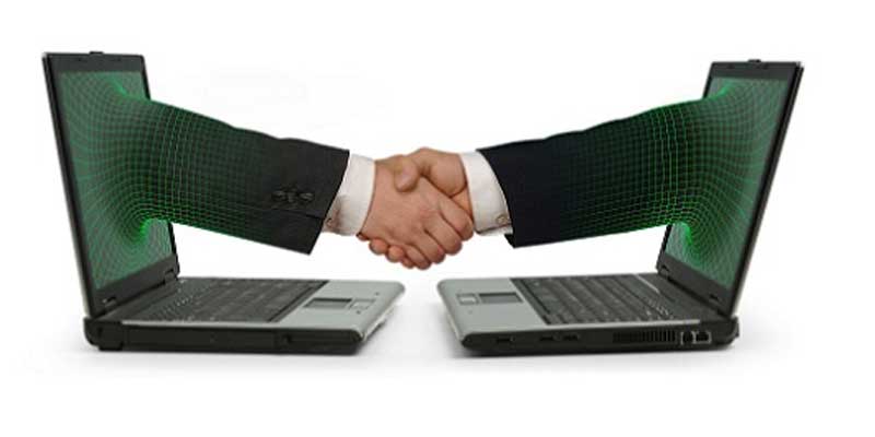 e-commerce, handshake 